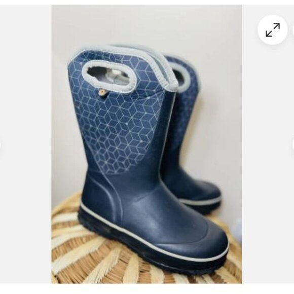 BOGS Slushie Youth Boot Dark Blue Size 3 US- 35 -40 Degrees WARM - Picture 4 of 8
